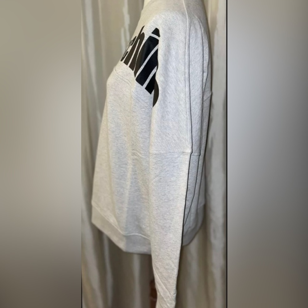 NEW Love Moschino Women’s Painted Logo Sweatshirt Gray/Black Size IT48/US12🖤 - Picture 7 of 12